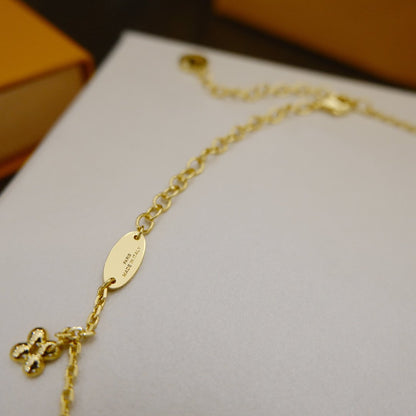 [BIJOUX]BLOOMING SUPPLE NECKLACE BRASS