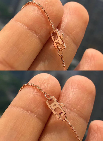 [BIJOUX]BLOSSOM PENDANT PINK GOLD AND DIAMOND