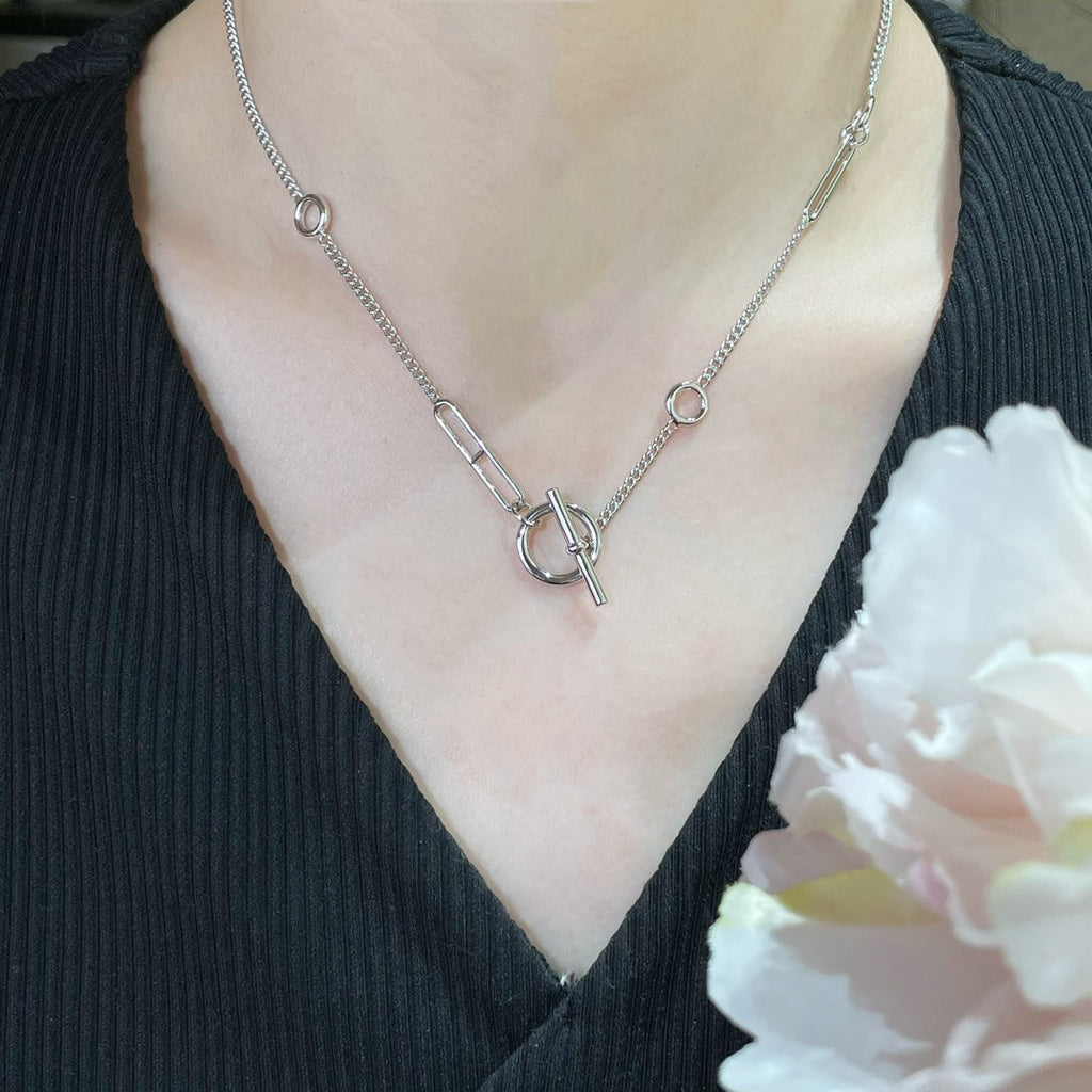[BIJOUX]HM STERLING SILVER CHAINE D'ANCRE HEART