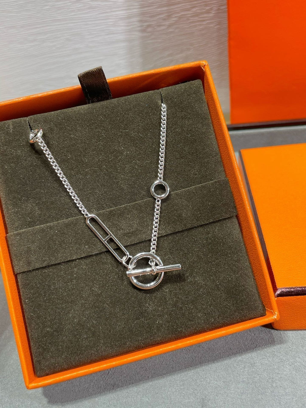 [BIJOUX]HM STERLING SILVER CHAINE D'ANCRE HEART