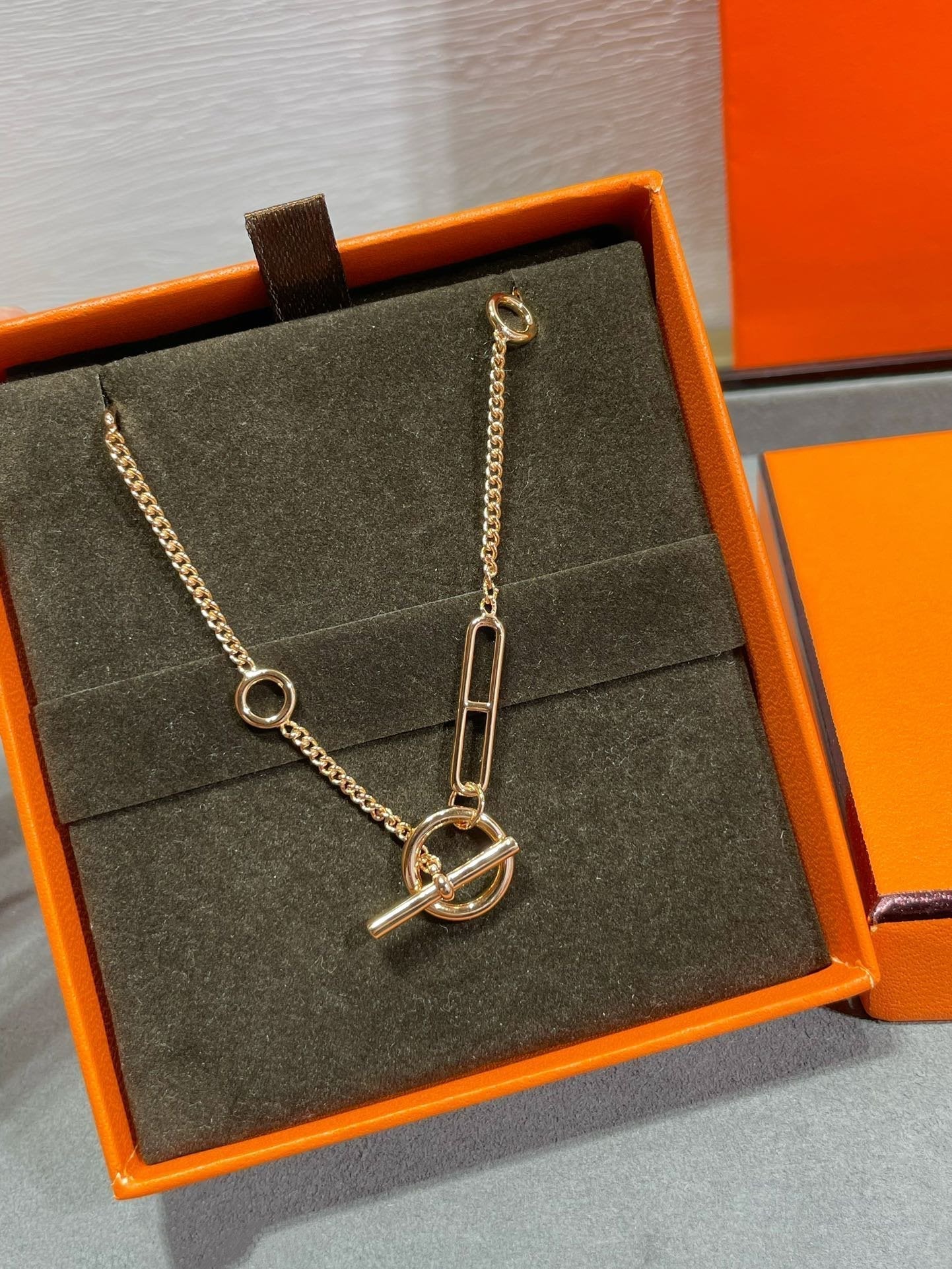 [BIJOUX]HM STERLING SILVER CHAINE D'ANCRE HEART