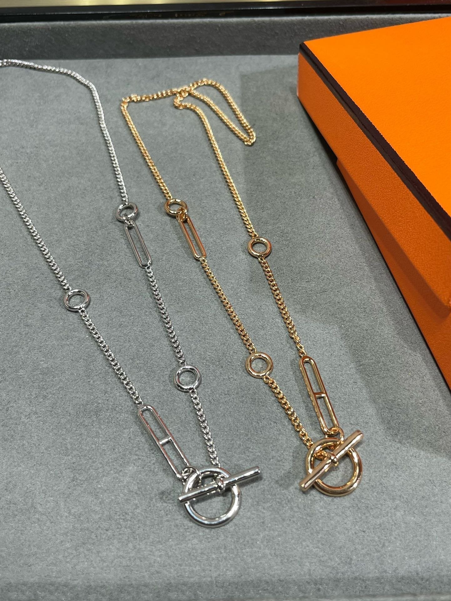 [BIJOUX]HM STERLING SILVER CHAINE D'ANCRE HEART