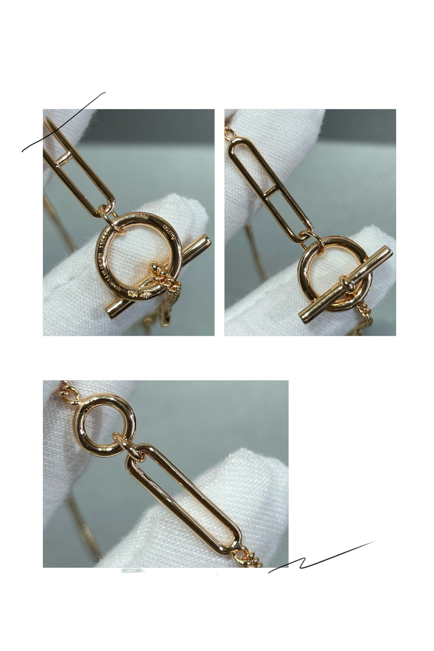 [BIJOUX]HM STERLING SILVER CHAINE D'ANCRE HEART