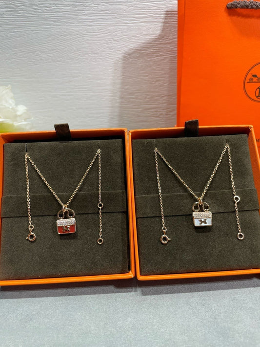 [BIJOUX]H CIRCE MOISSANITE PENDANT NECKLACE GOLD