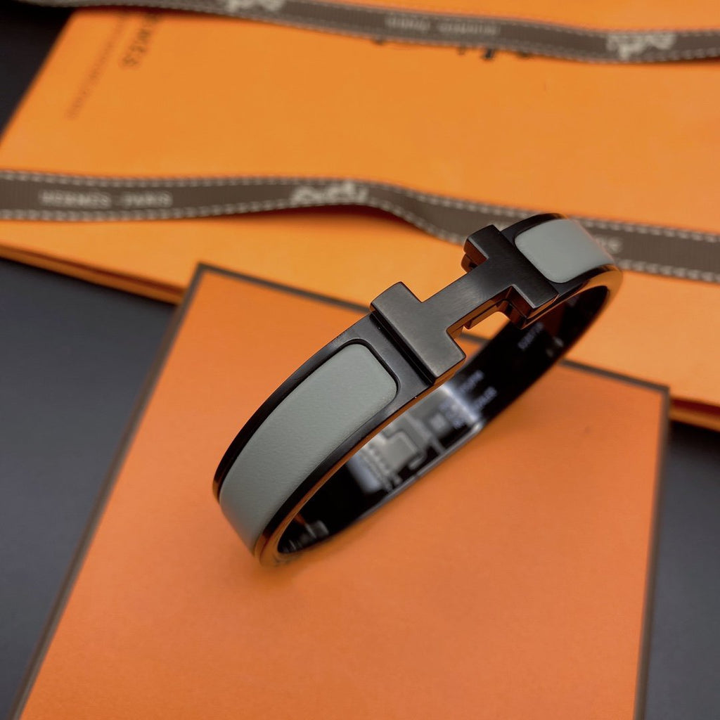 [BIJOUX]CLIC HM SO BLACK GREY BRACELET