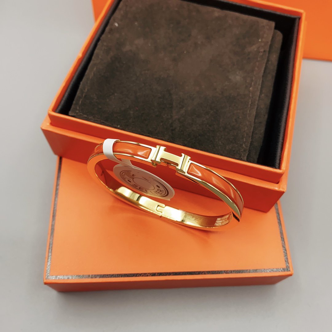 [BIJOUX]CLASSIC HM CLIC RED 8MM ENAMEL BRACELET