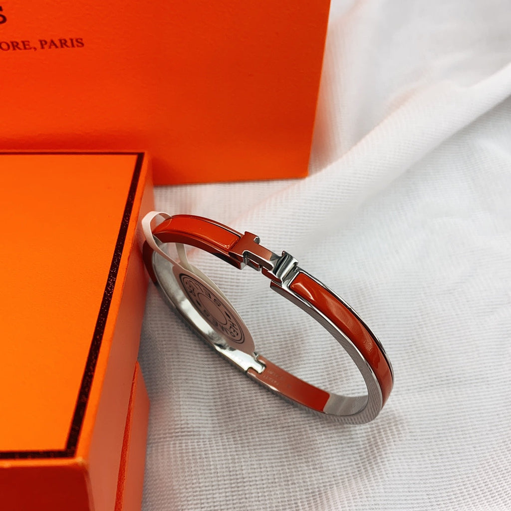 [BIJOUX]CLASSIC HM CLIC RED 8MM ENAMEL BRACELET