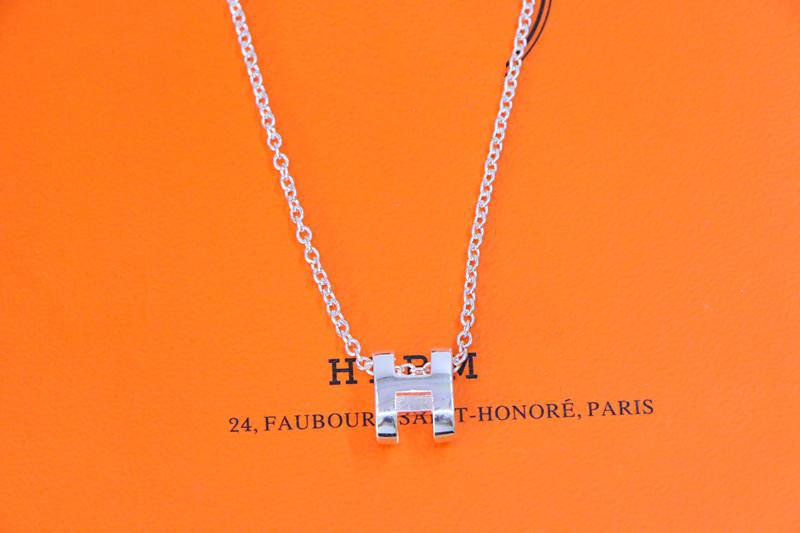 [BIJOUX]HM NECKLACE H LETTER OVAL SERIES