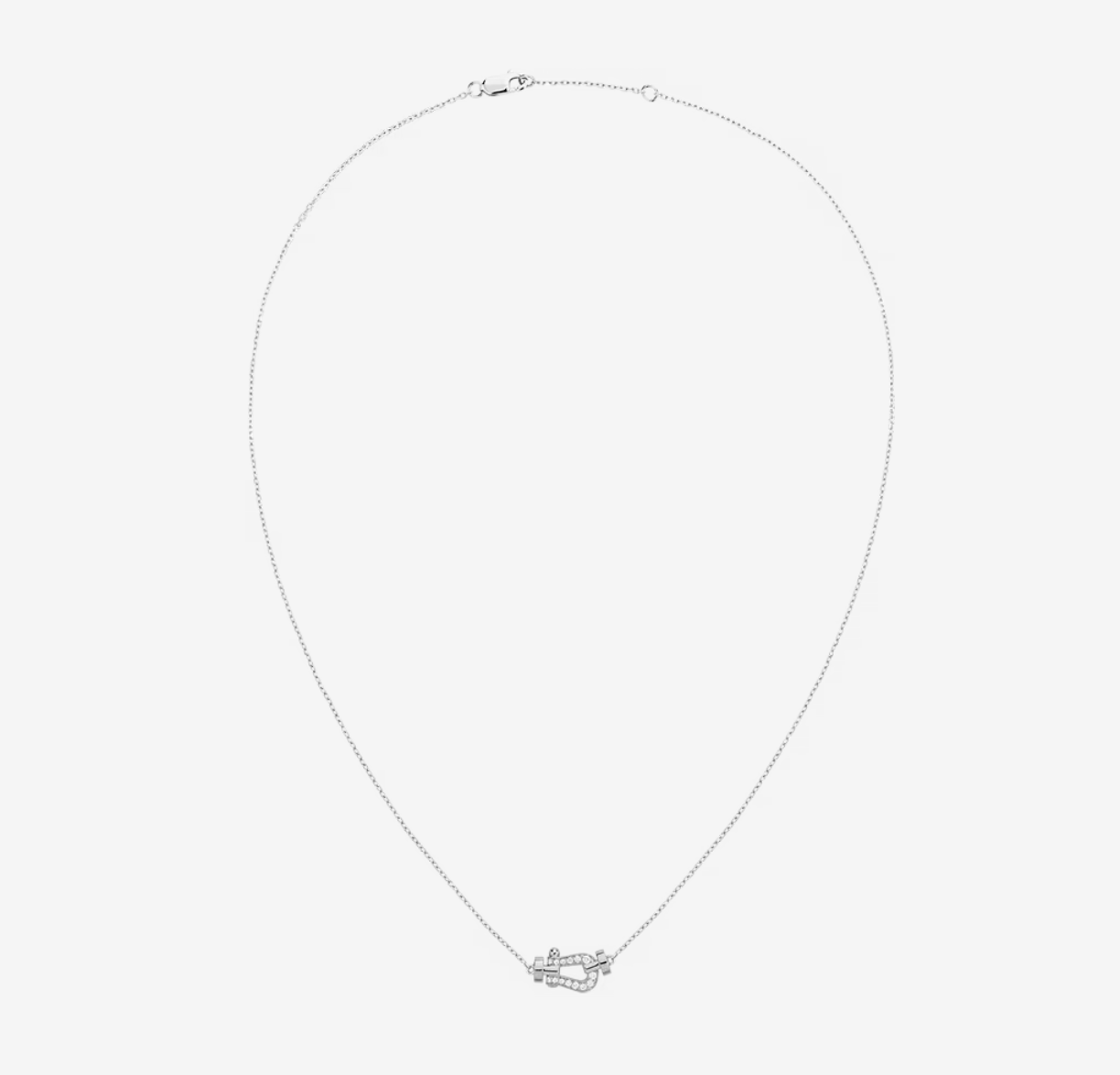 [BIJOUX]FORCE 10 DIAMOND SILVER NECKLACE MINI MODEL