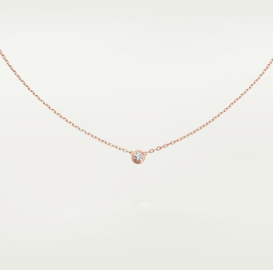 [BIJOUX]DAMOUR DIAMOND NECKLACE