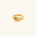 [Topon]Ylenna Gold Croissant Ring