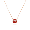 [BIJOUX]JEUX DE ROSE GOLD DIAMOND NECKLACE