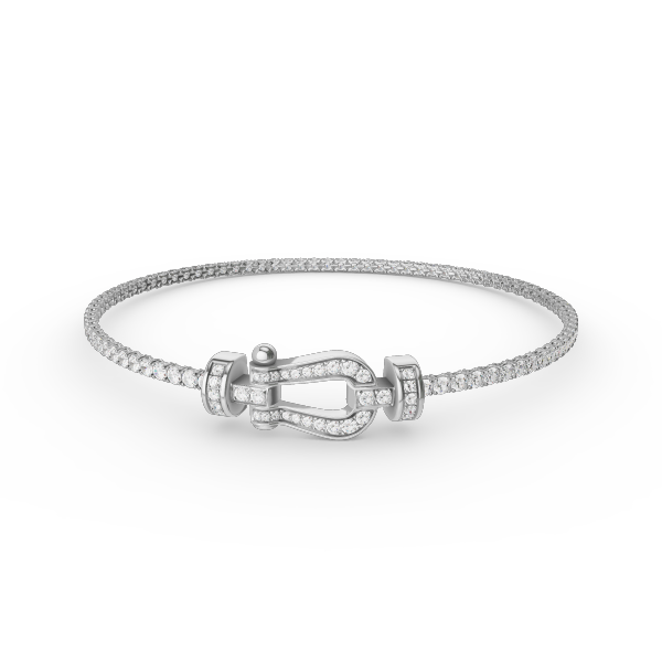[BIJOUX]BRACELET TENNIS FORCE FER À CHEVAL DIAMANT