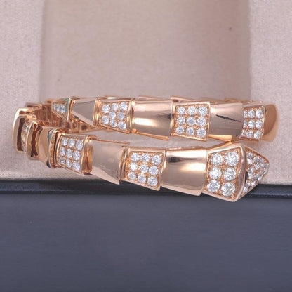 [BIJOUX]SERPENTI BRACELET PINK GOLD DIAMOND