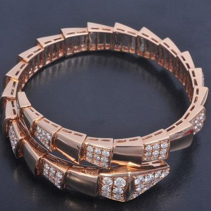 [BIJOUX]SERPENTI BRACELET PINK GOLD DIAMOND