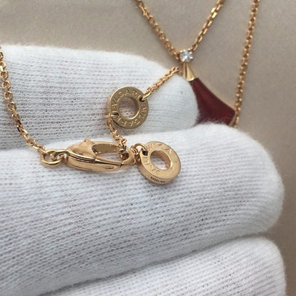 [BIJOUX]DREAM NECKLACE CARNELIAN 1 DIAMOND