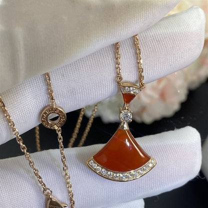 [BIJOUX]DREAM NECKLACE CARNELIAN DIAMOND