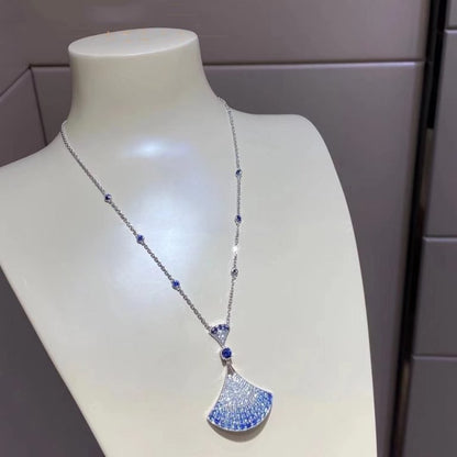 [BIJOUX]DREAM NECKLACE AGATE SILVER DIAMOND