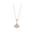 [BIJOUX]DREAM NECKLACE PINK GOLD FULL DIAMOND