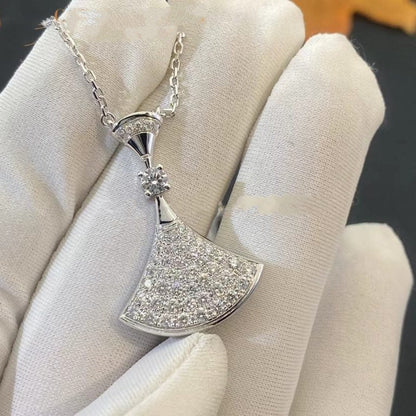 [BIJOUX]DREAM NECKLACE SILVER FULL DIAMOND