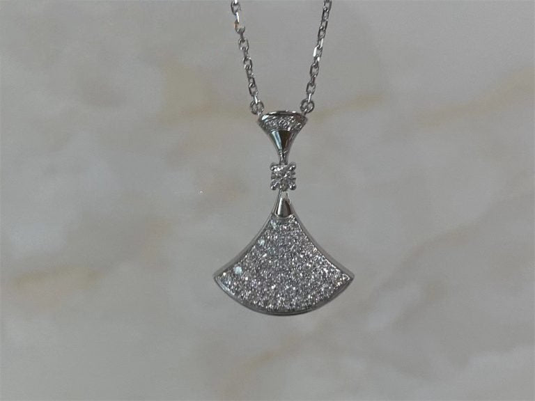 [BIJOUX]DREAM NECKLACE SILVER FULL DIAMOND