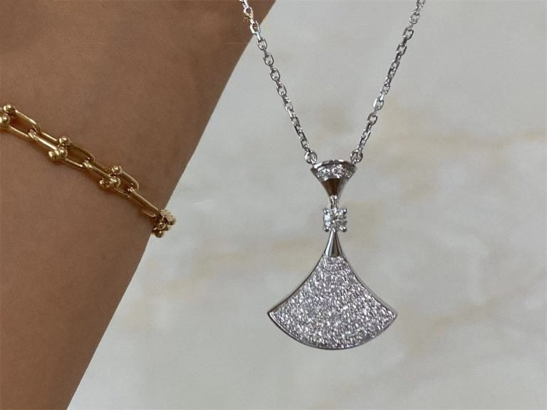 [BIJOUX]DREAM NECKLACE SILVER FULL DIAMOND
