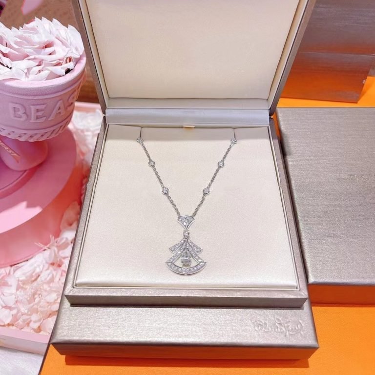 [BIJOUX]DREAM NECKLACE WHITE DIAMOND SILVER