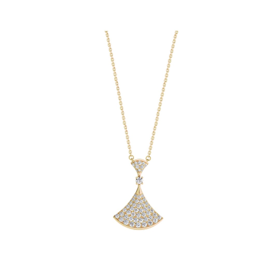 [BIJOUX]DREAM NECKLACE GOLD FULL DIAMOND