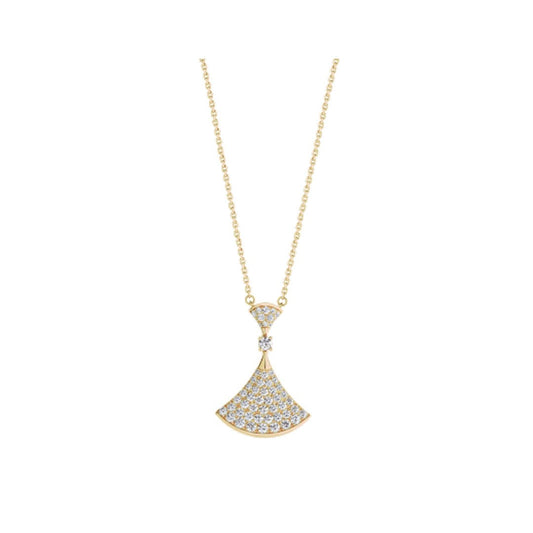 [BIJOUX]DREAM NECKLACE GOLD FULL DIAMOND