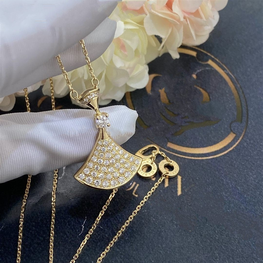 [BIJOUX]DREAM NECKLACE GOLD FULL DIAMOND