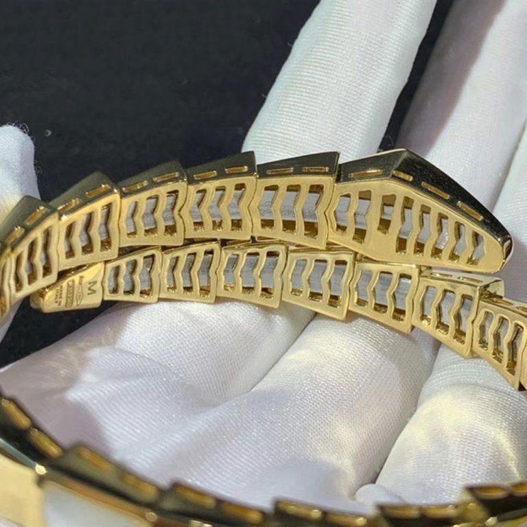 [BIJOUX]BRACELET SERPENTI NACRE OR
