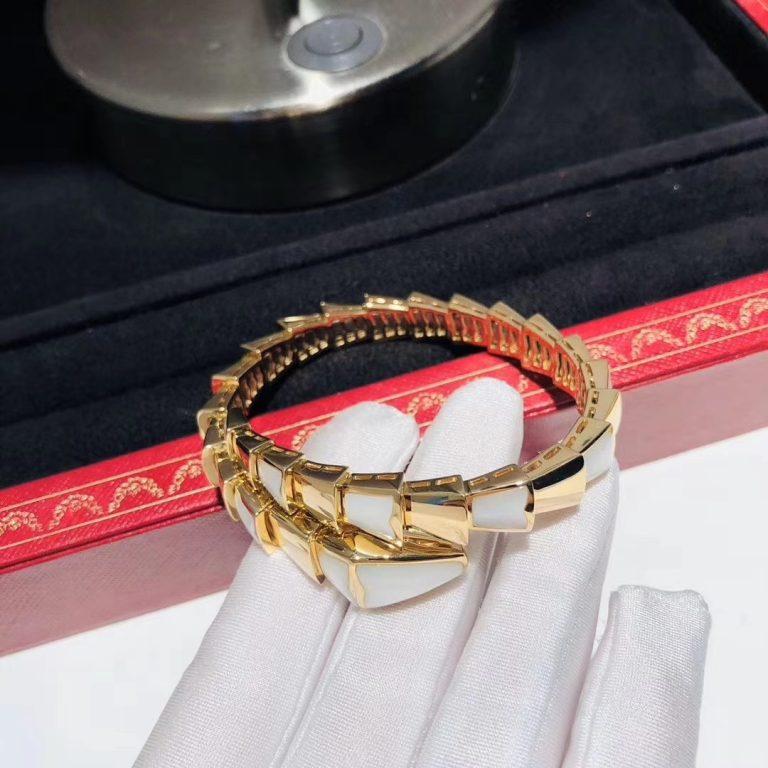 [BIJOUX]SERPENTI BRACELET MOP GOLD