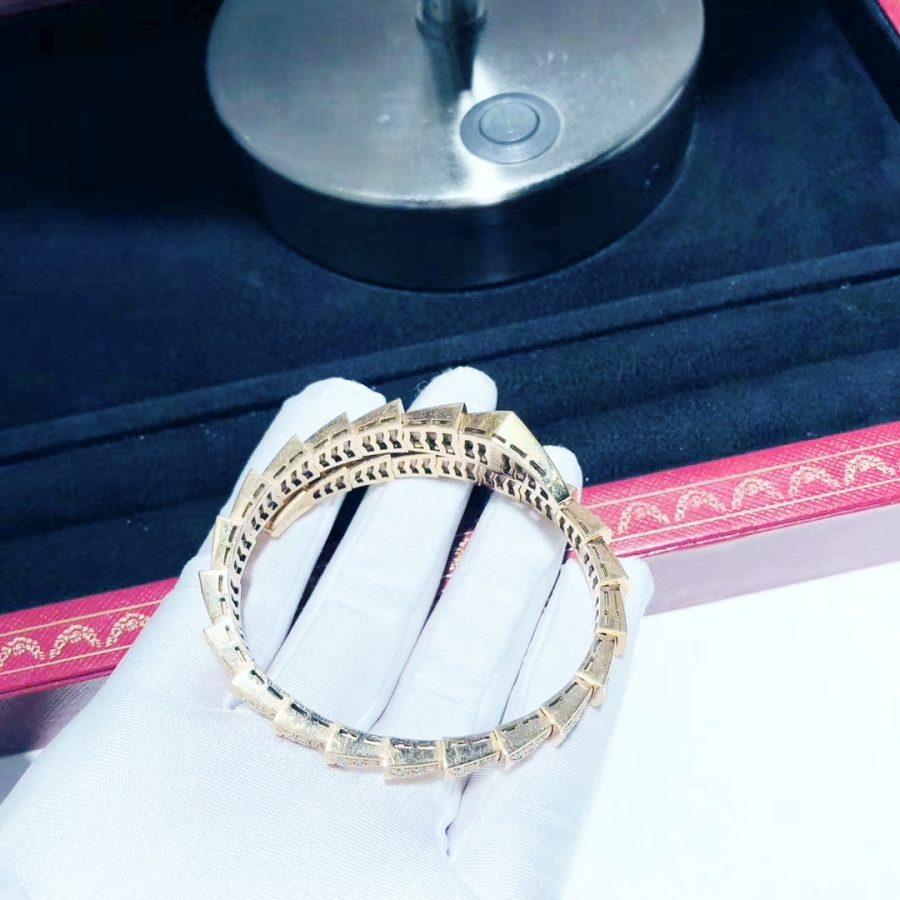[BIJOUX]SERPENTI BRACELET 8MM PINK GOLD DIAMOND