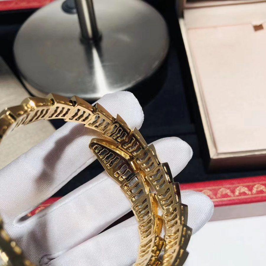 [BIJOUX]SERPENTI BRACELET 8MM GOLD DIAMOND