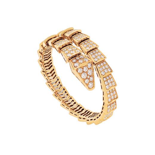 [BIJOUX]SERPENTI BRACELET 8MM GOLD DIAMOND