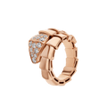 [BIJOUX]SERPENTI RING PINK GOLD DIAMOND