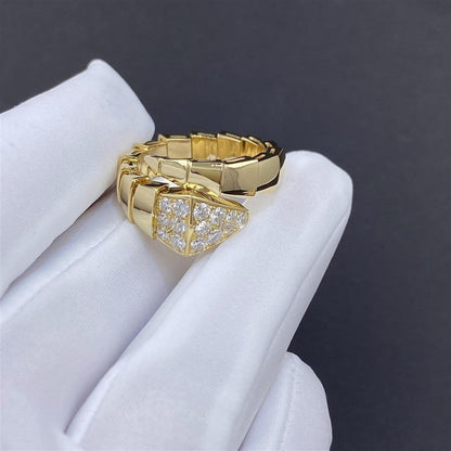 [BIJOUX]SERPENTI RING GOLD DIAMOND