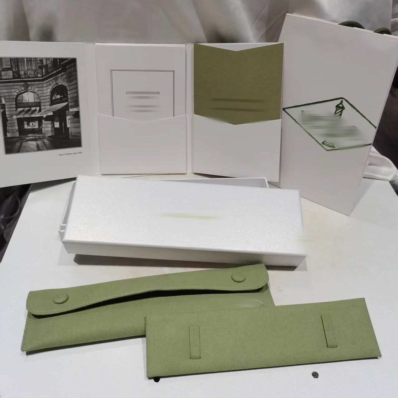 [BIJOUX]VA CLOVER BRACELET NECKLACE RING BOX GIFT BAG