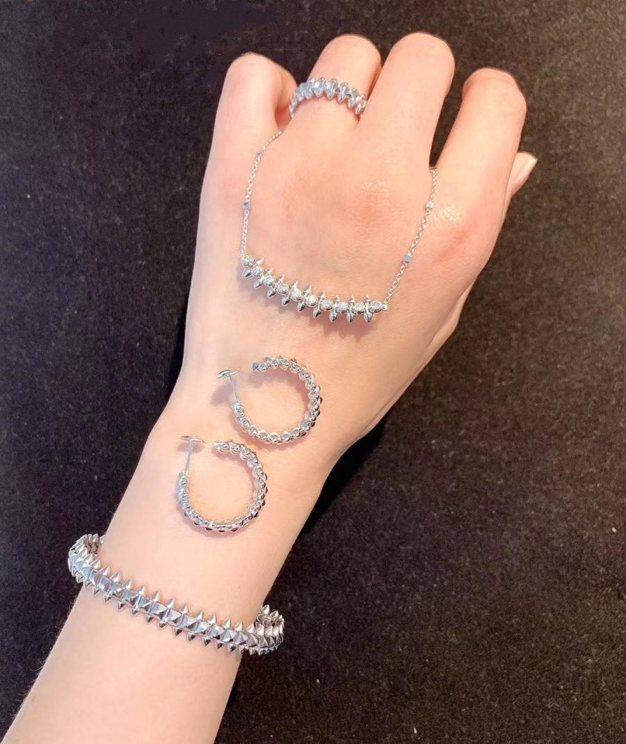 [BIJOUX]CLASH SILVER BRACELET