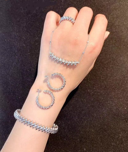 [BIJOUX]CLASH SILVER BRACELET