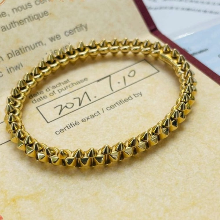 [BIJOUX]CLASH GOLD BRACELET
