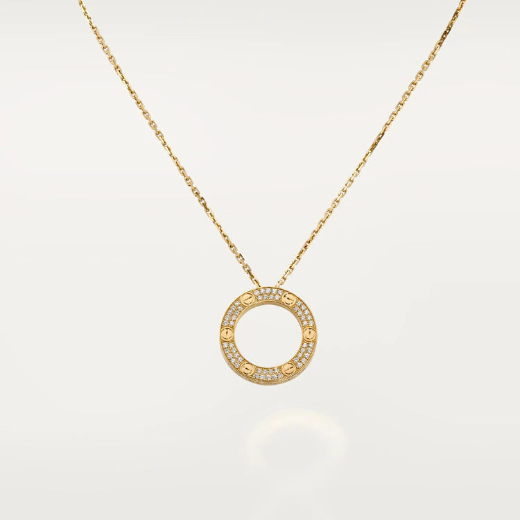 [BIJOUX]LOVE NECKLACE ADJUSTABLE ROSE GOLD