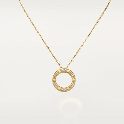 [BIJOUX]LOVE NECKLACE ADJUSTABLE ROSE GOLD