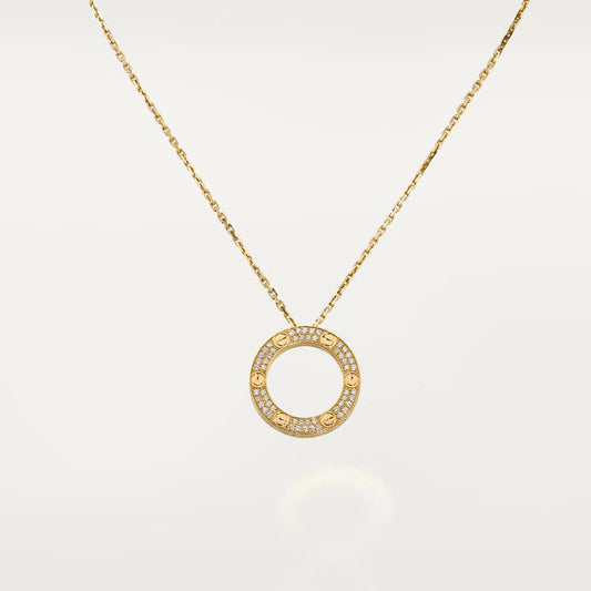 [BIJOUX]LOVE NECKLACE ADJUSTABLE ROSE GOLD