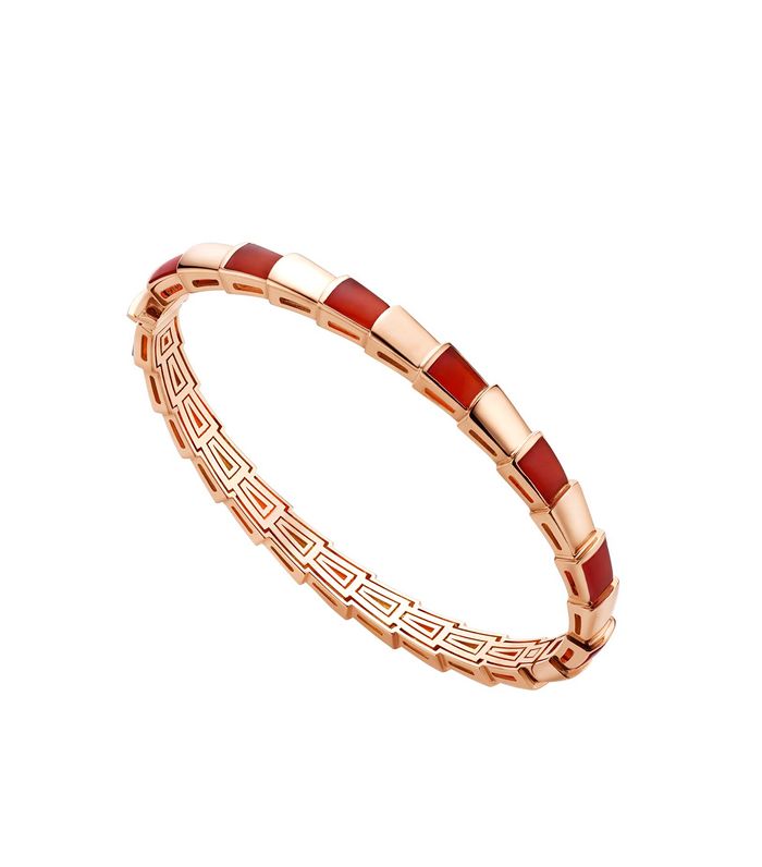[BIJOUX]SERPENTI BRACELET PINK GOLD RUBELLITE