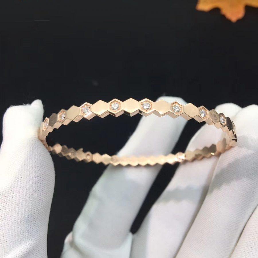 [BIJOUX]BRACELET BEE LOVE OR ROSE DIAMANT