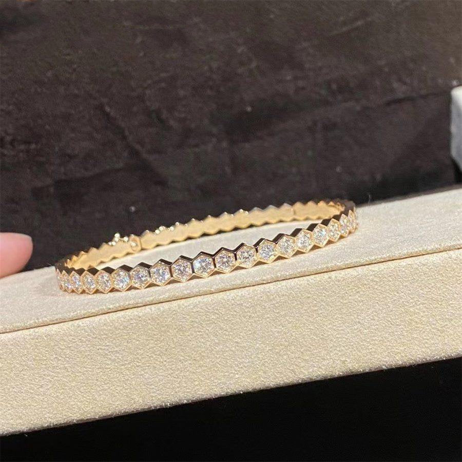 [BIJOUX]BRACELET BEE LOVE OR TOUT DIAMANT
