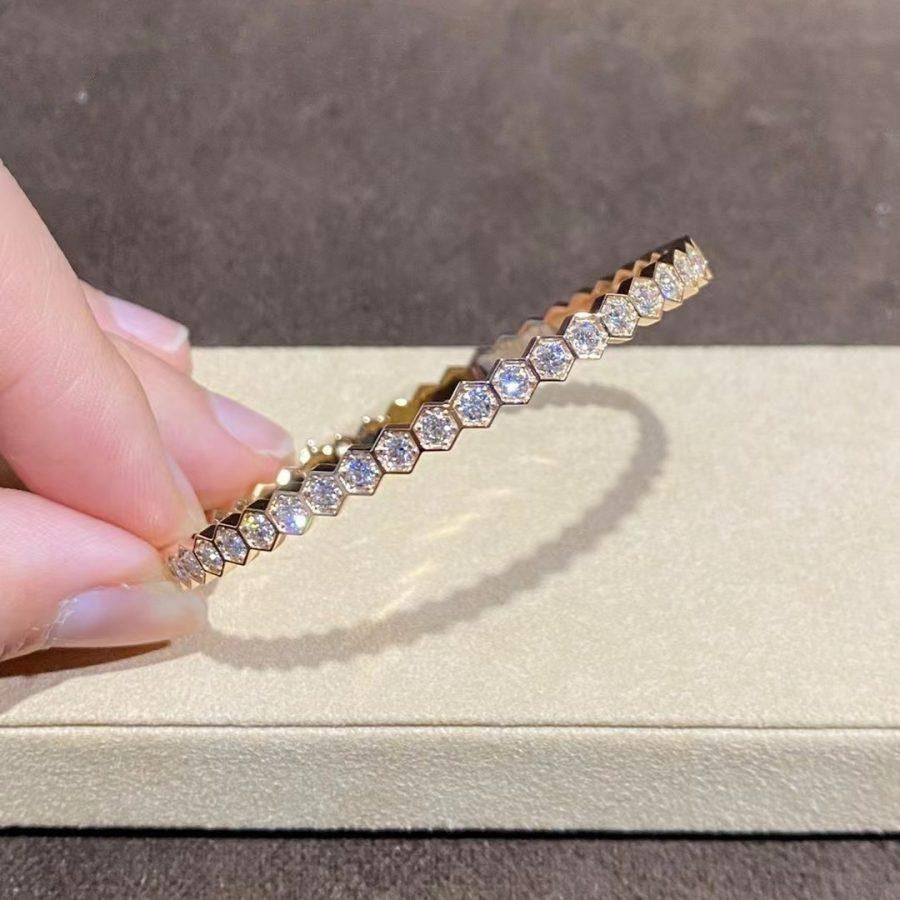 [BIJOUX]BRACELET BEE LOVE OR TOUT DIAMANT