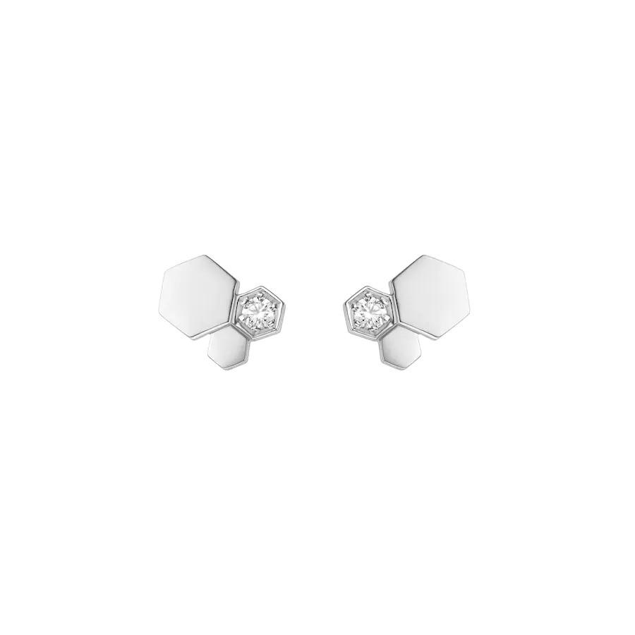 [BIJOUX]BEE LOVE SILVER DIAMOND EARRINGS