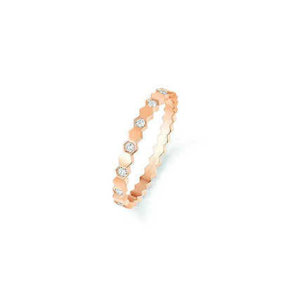 [BIJOUX]BEE LOVE RING PINK GOLD DIAMOND